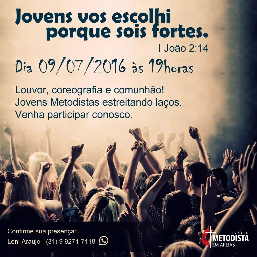 Convite para evento evangélico