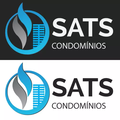 Criação de logo para empresa SATS Condomínios